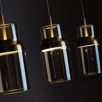 Rabalux - LED pendant light on cable LED/27W/230V 3000K gold