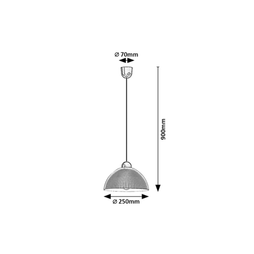 Rabalux - Cable-suspended pendant light 1xE27/60W/230V