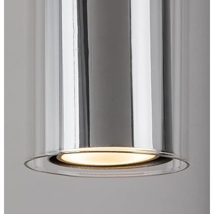 Rabalux - Chandelier on a string 1xGU10/50W/230V clear/shiny chrome