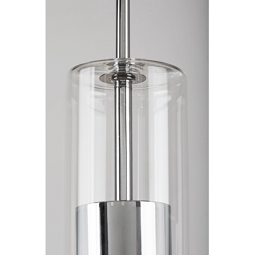 Rabalux - Chandelier on a string 1xGU10/50W/230V clear/shiny chrome