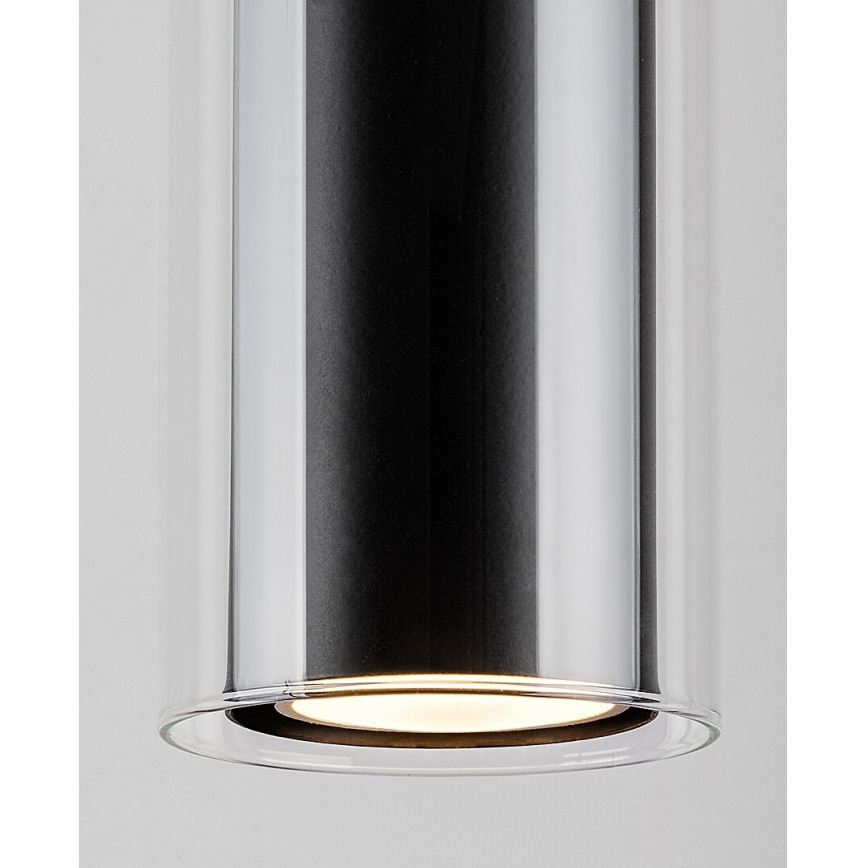 Rabalux - Chandelier on a string 1xGU10/50W/230V clear/black