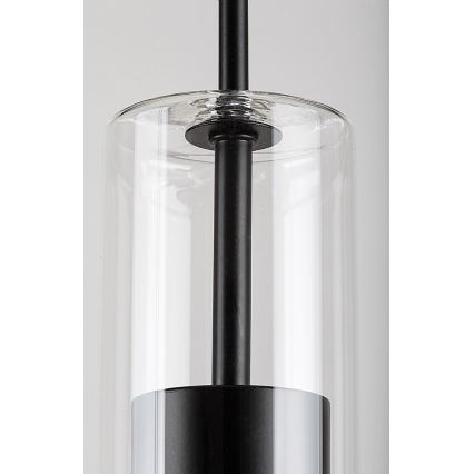 Rabalux - Chandelier on a string 1xGU10/50W/230V clear/black