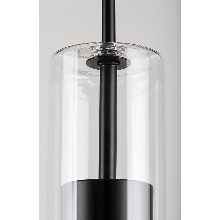 Rabalux - Chandelier on a string 1xGU10/50W/230V clear/black