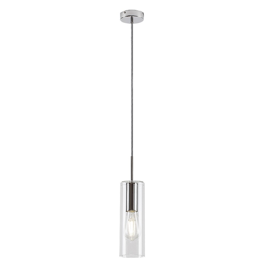 Rabalux - Chandelier on a string 1xE27/40W/230V clear/shiny chrome
