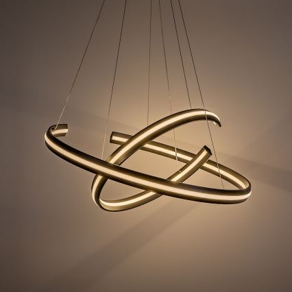 Rabalux - Dimmable LED pendant light on cable LED/80W/230V 3000-6500K black + remote control
