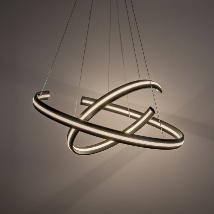 Rabalux - Dimmable LED pendant light on cable LED/80W/230V 3000-6500K black + remote control