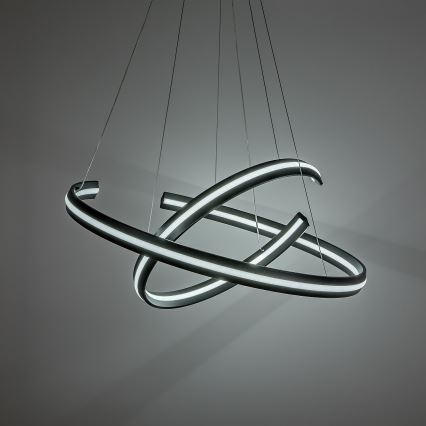 Rabalux - Dimmable LED pendant light on cable LED/80W/230V 3000-6500K black + remote control