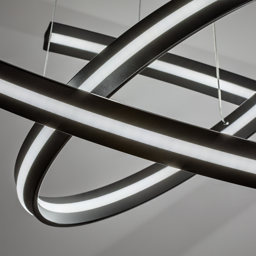 Rabalux - Dimmable LED pendant light on cable LED/80W/230V 3000-6500K black + remote control