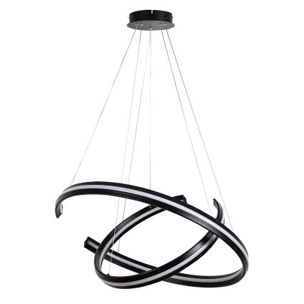 Rabalux - Dimmable LED pendant light on cable LED/80W/230V 3000-6500K black + remote control