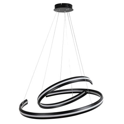 Rabalux - Dimmable LED pendant light on cable LED/80W/230V 3000-6500K black + remote control