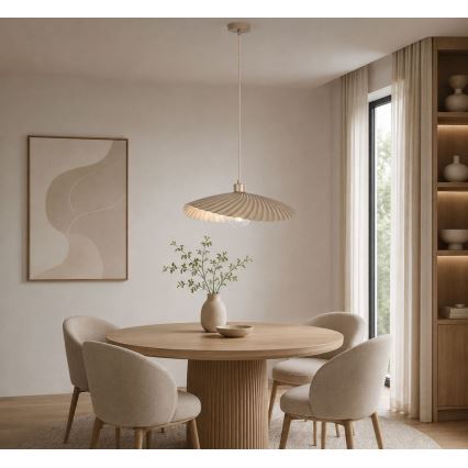 Rabalux - Pendant light on cable 1xE27/40W/230V beige