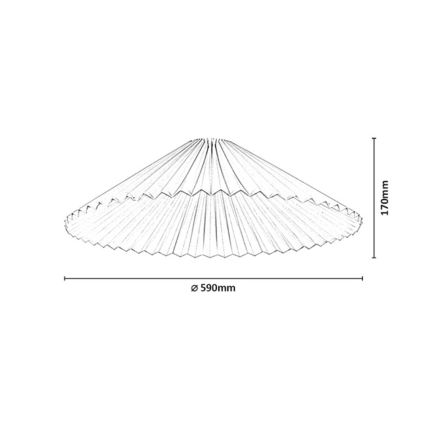 Rabalux - Lampshade for chandelier, max. 40 W, Ø 59 cm, white