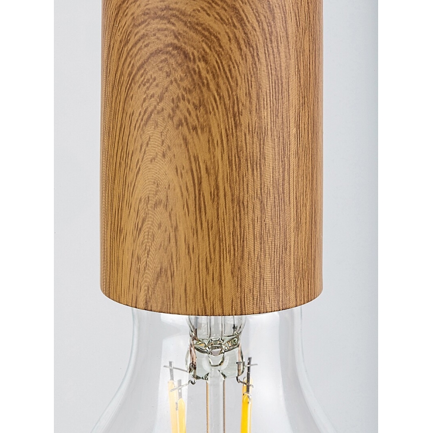 Rabalux - Chandelier on a string 5xE27/60W/230V spider beech