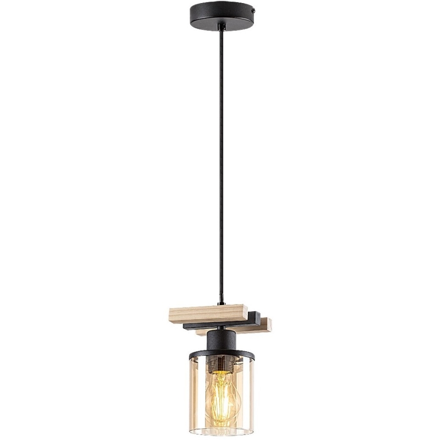 Rabalux - Chandelier on a pole 1xE27/25W/230V pine