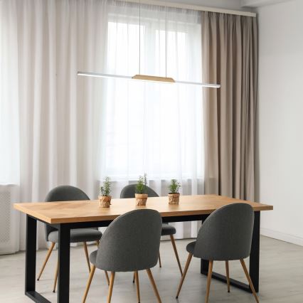 Rabalux - LED Chandelier on a string LED/26W/230V 4000K beech