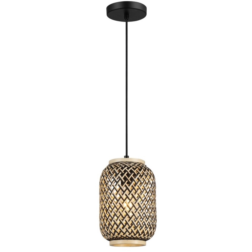 Rabalux - Chandelier on a string 1xE27/40W/230V rattan