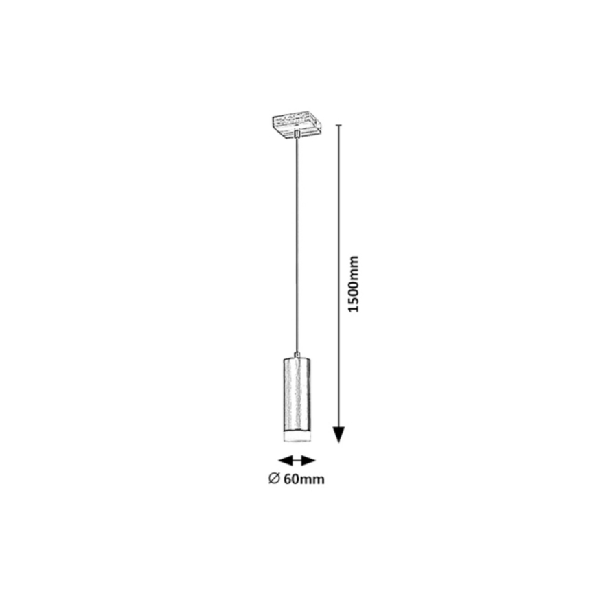 Rabalux - Chandelier on a string 1xGU10/5W/230V oak