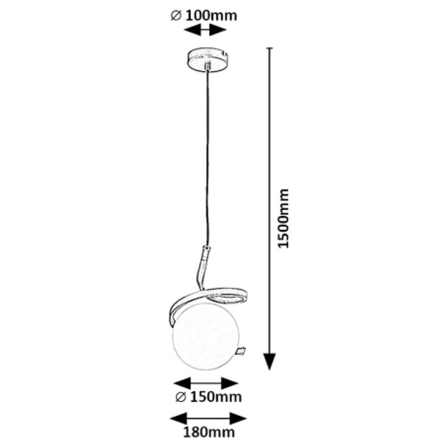 Rabalux - Chandelier on a string 1xE27/20W/230V