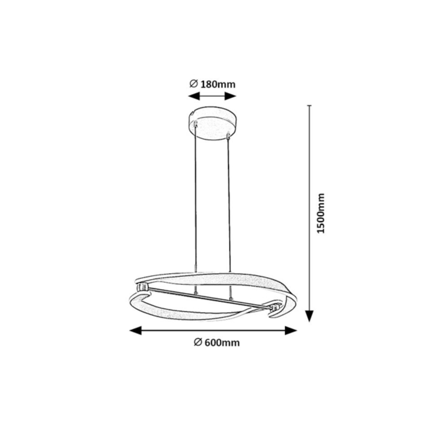 Rabalux - Cable-hung LED pendant LED/40W/230V 3000K