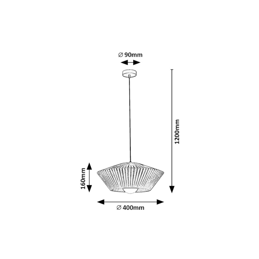 Rabalux - Chandelier on a string 1xE27/6W/230V