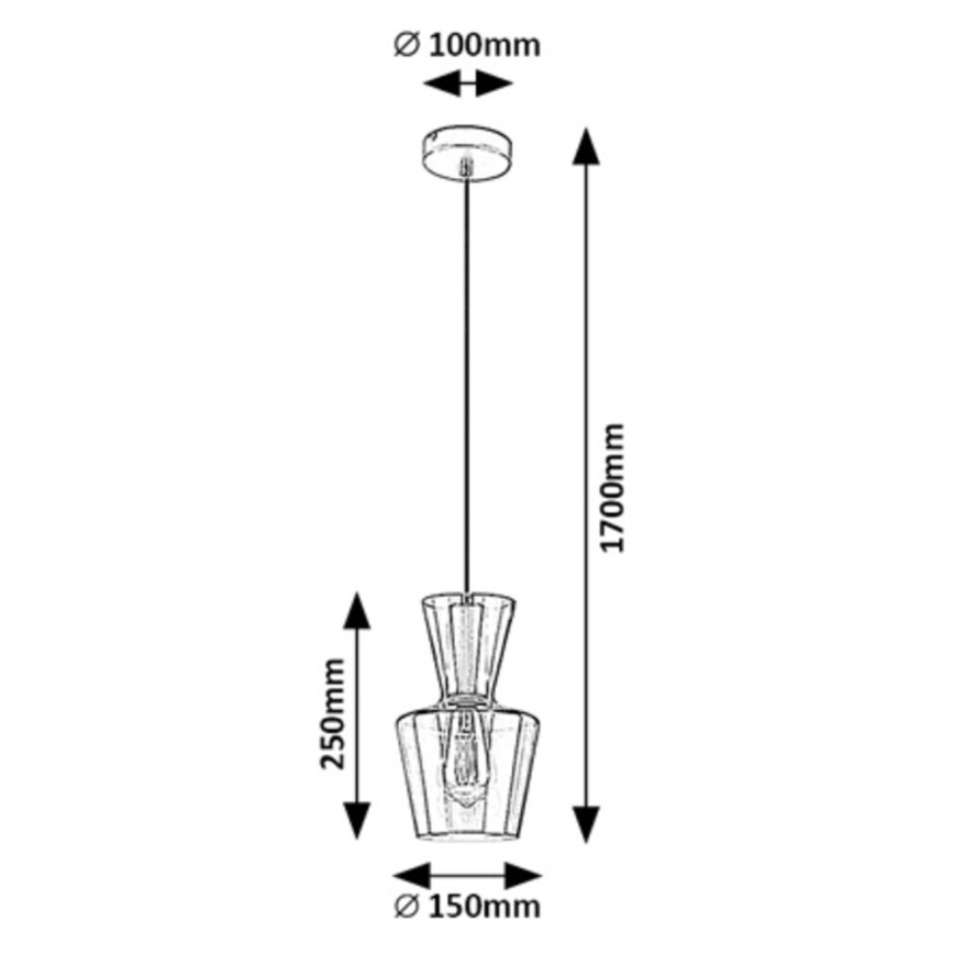 Rabalux - Chandelier on a string 1xE27/60W/230V