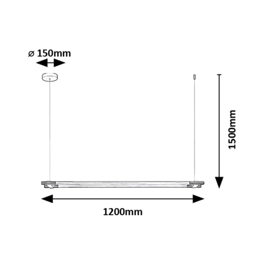 Rabalux - LED Chandelier on a string LED/28W/230V 3000K