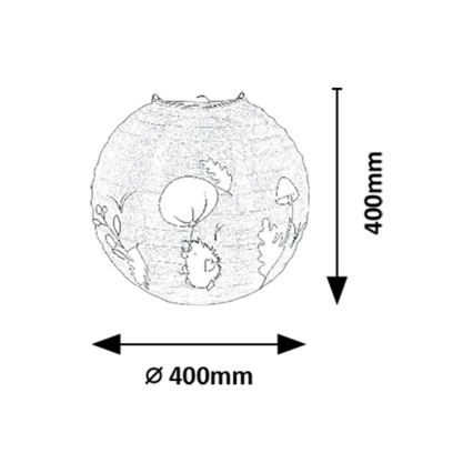 Rabalux - Children's lampshade for chandelier max. 40W d. 40 cm