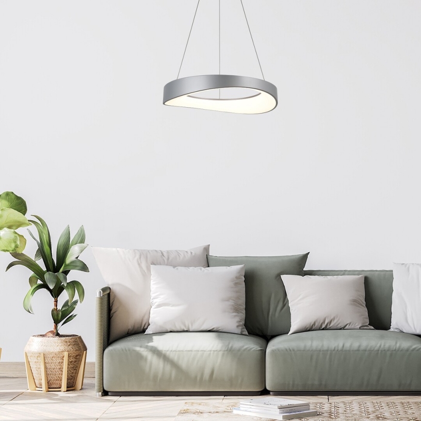 Rabalux - LED Chandelier on a string LED/56W/230V 3000K silver