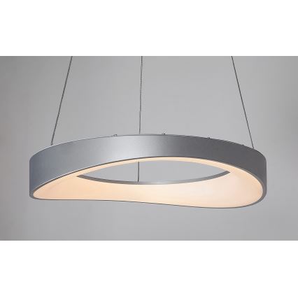Rabalux - LED Chandelier on a string LED/56W/230V 3000K silver