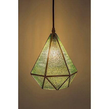 Rabalux - Tiffany stained glass chandelier on a string 1xE14/40W/230V blue/gold