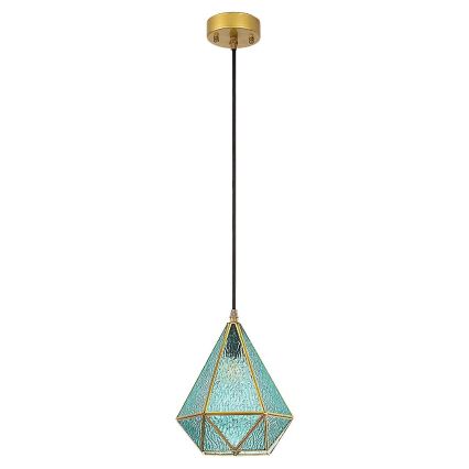 Rabalux - Tiffany stained glass chandelier on a string 1xE14/40W/230V blue/gold