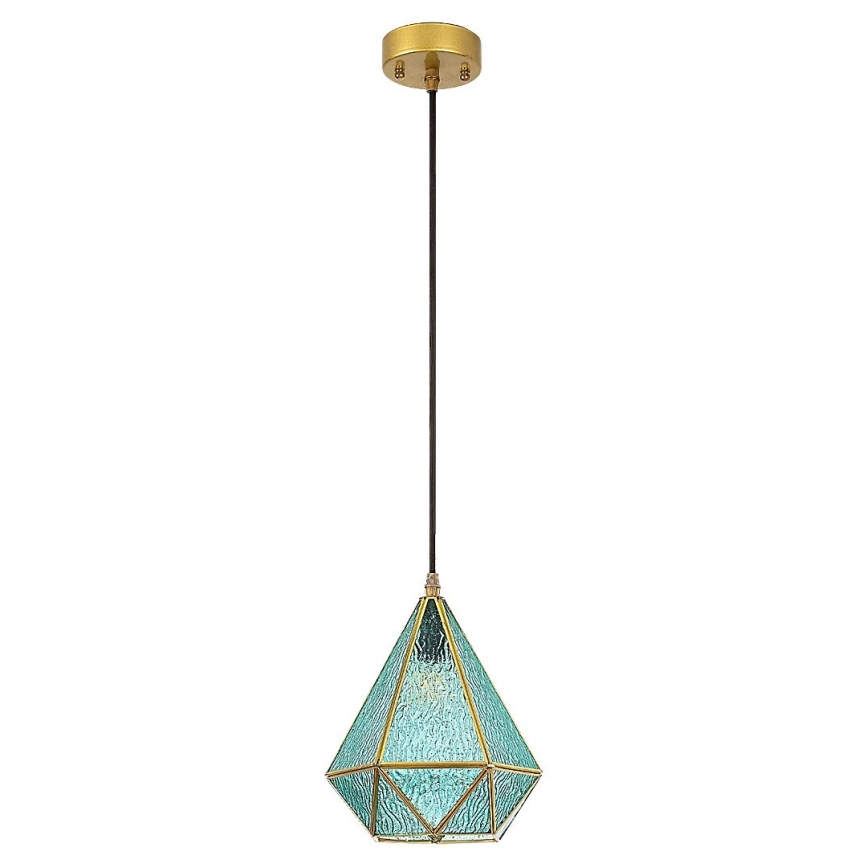 Rabalux - Tiffany stained glass chandelier on a string 1xE14/40W/230V blue/gold