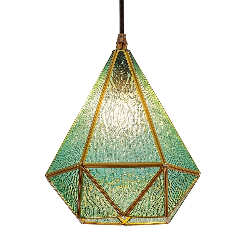 Rabalux - Tiffany stained glass chandelier on a string 1xE14/40W/230V blue/gold