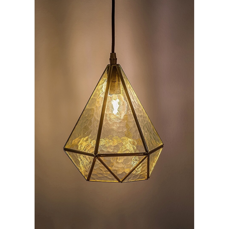 Rabalux - Tiffany stained glass chandelier on a string 1xE14/40W/230V gold