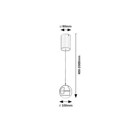 Rabalux - LED Chandelier on a string LED/6W/230V 4000K