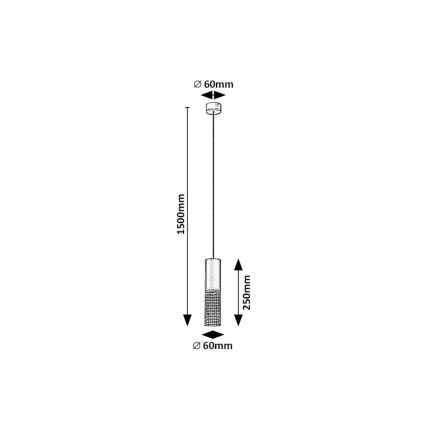 Rabalux - Chandelier on a string 1xGU10/35W/230V