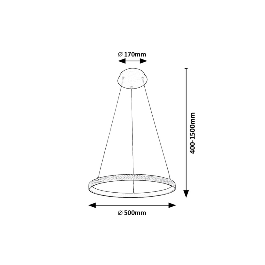 Rabalux - LED Chandelier on a string LED/32W/230V 3000K