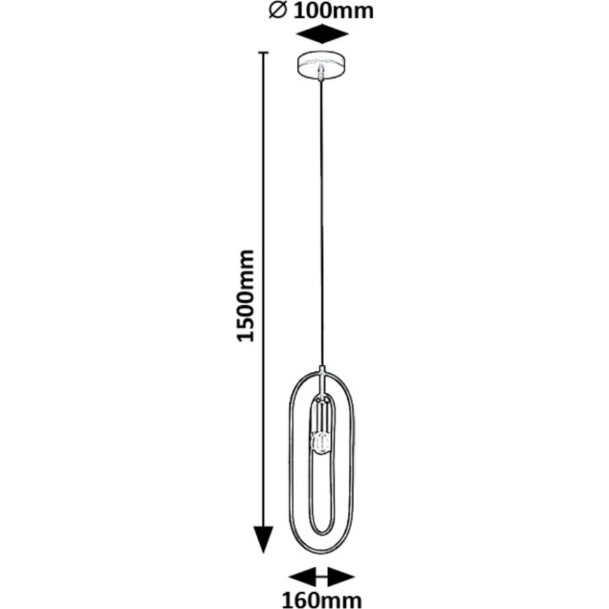 Rabalux - Chandelier on a string 1xE27/40W/230V