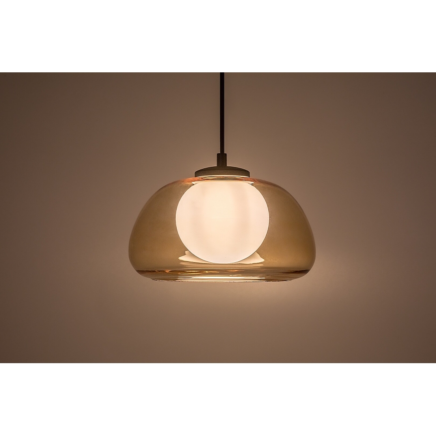 Rabalux - Chandelier on a string 1xG9/5W/230V brown/smoky