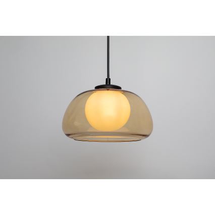 Rabalux - Chandelier on a string 1xG9/5W/230V brown/smoky