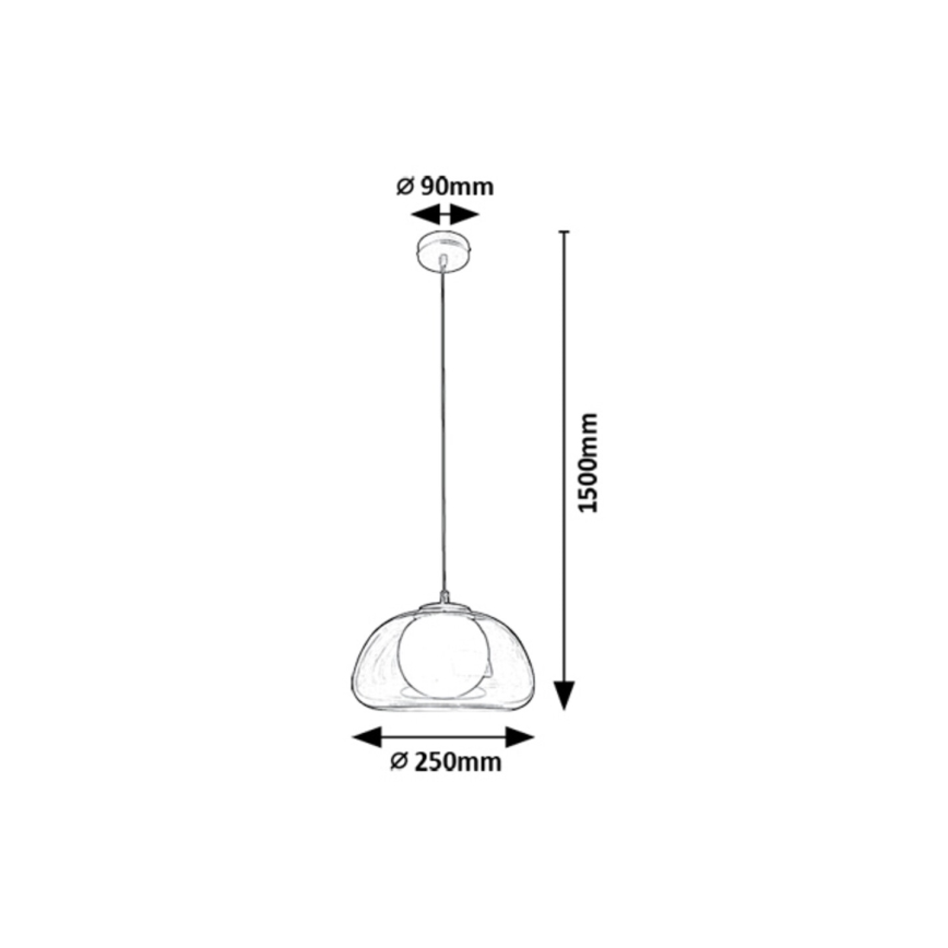 Rabalux - Chandelier on a string 1xG9/5W/230V clear