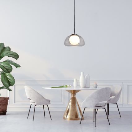 Rabalux - Chandelier on a string 1xG9/5W/230V smoky
