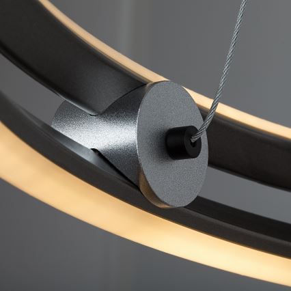 Rabalux - LED Dimmable pendant light on cable LED/60W/230V 3000-6500K gray + remote control