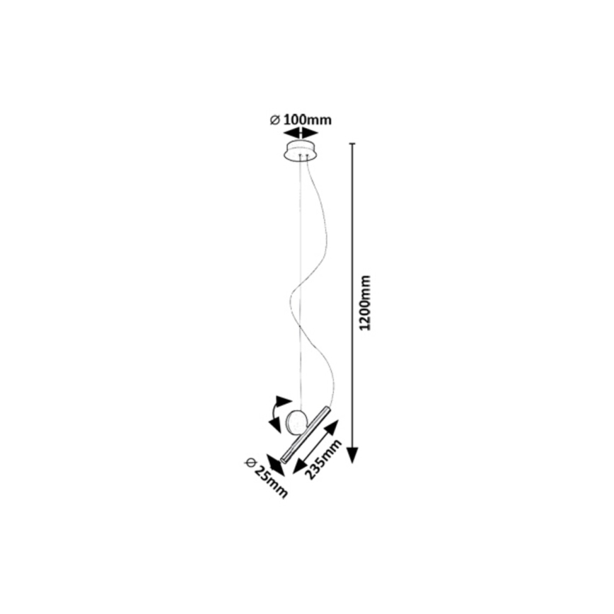 Rabalux - LED Chandelier on a string LED/3W/230V 3000K