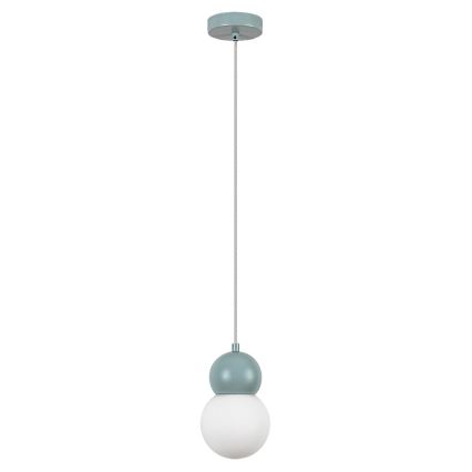 Rabalux - Chandelier on a string 1xG9/38W/230V blue