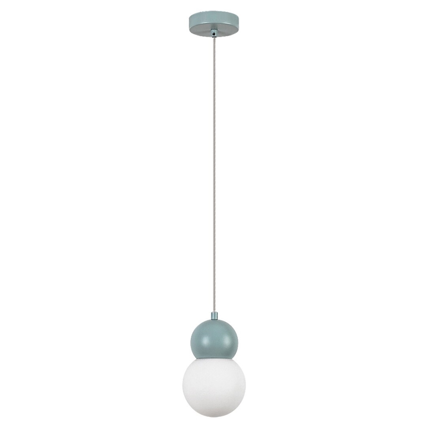 Rabalux - Chandelier on a string 1xG9/38W/230V blue