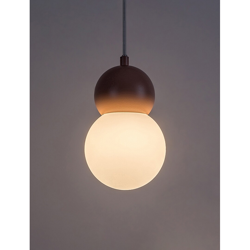 Rabalux - Chandelier on a string 1xG9/38W/230V pink