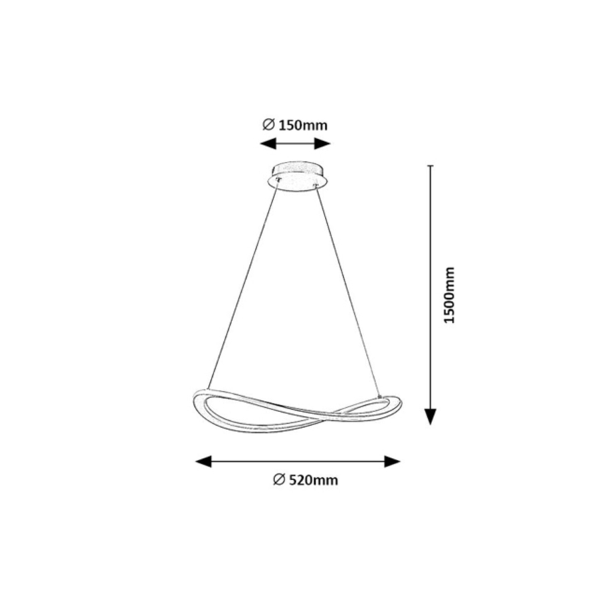 Rabalux - LED Chandelier on a string LED/40W/230V 3000K