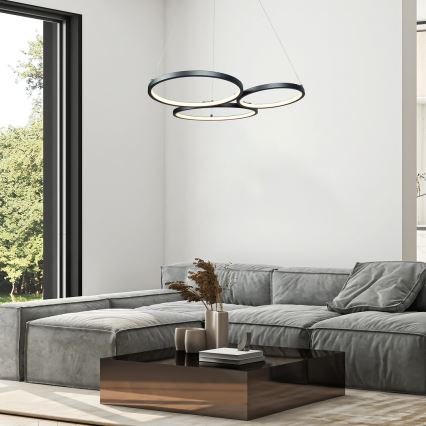 Rabalux - LED Chandelier on a string LED/38W/230V black