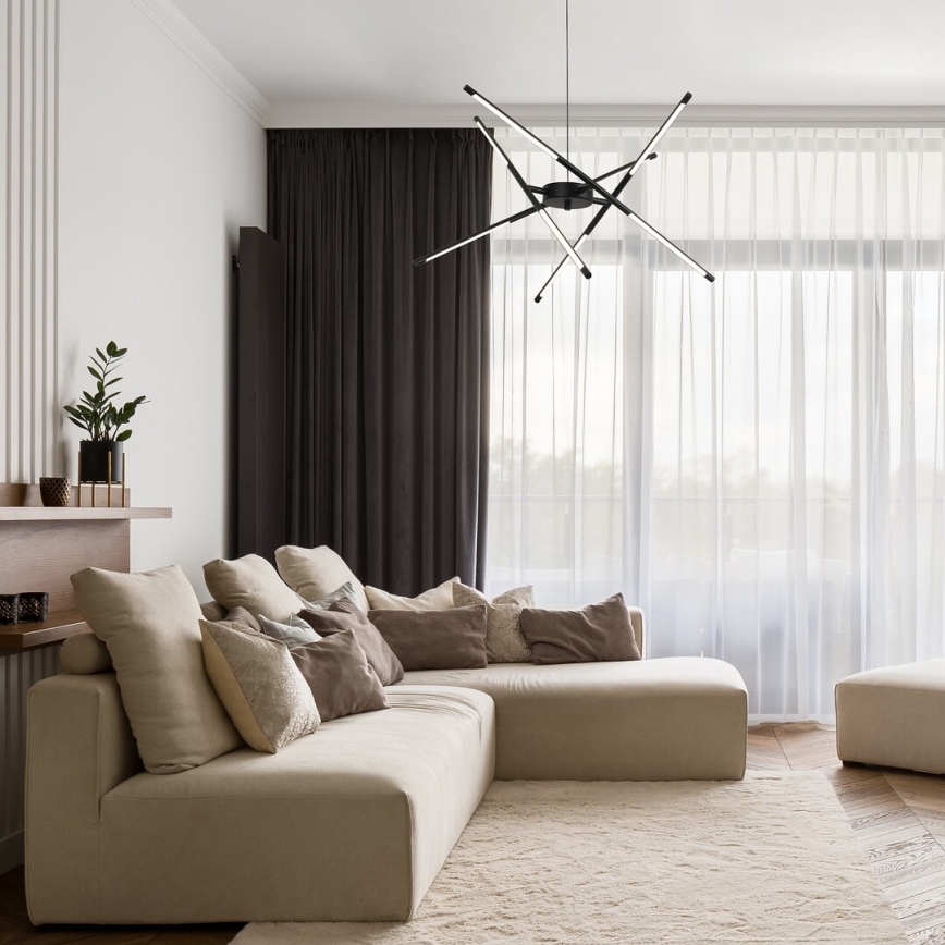 Rabalux - LED Chandelier on a string LED/40W/230V 3000K black